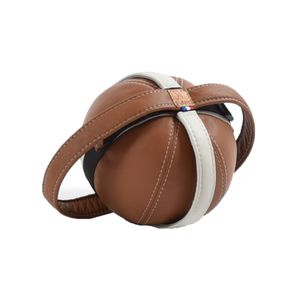 YA'Elasko Stretch ball | Colectia de casa Piele - Maro camel, Alb